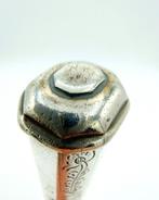 Zilveren mesheft, stalen lemmet, Willem Ernens, Hoorn. 1790, Verzenden, Zilver