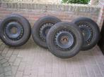 4 winterbanden op stalen velg voor oa FORD, Ophalen, Gebruikt, 16 inch, Banden en Velgen