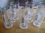 6 amstel  ongefilterd pilsener bierglazen, Ophalen of Verzenden, Nieuw, Glas of Glazen, Amstel