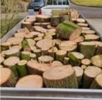 6 kuub ongekloofd conifeer hout, 3 tot 6 m³, Ophalen of Verzenden, Overige houtsoorten, Blokken