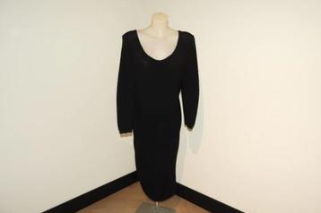 Karen Millen zwarte jurk stretch fijn werkje stof langer  beschikbaar voor biedingen