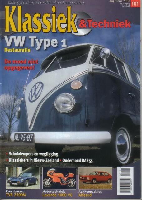 Klassiek & Techniek 101 2006 : VW Bus T1 - Daf 55 - TVR 2500, Boeken, Auto's | Folders en Tijdschriften, Gelezen, Algemeen, Ophalen of Verzenden