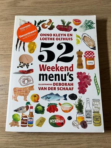 52 Weekend Menu's Kookboek | Deborah van der Schaaf beschikbaar voor biedingen