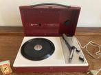 Philips jaren 60 / 70 plastic pickupje donkerrood met naald, Audio, Tv en Foto, Ophalen of Verzenden, Zo goed als nieuw, Platenspeler