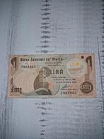 Malta 1 Lira Bankbiljet - 1967, Ophalen of Verzenden, Overige landen