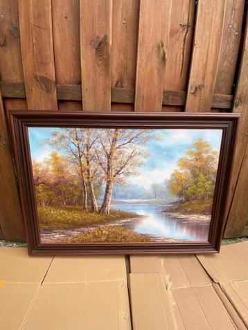 Olieverf landschap schilderij beschikbaar voor biedingen