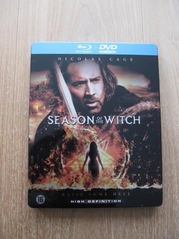 Blu-ray + DVD Season of the Witch STEELBOOK Nicolas Cage beschikbaar voor biedingen