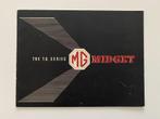 MG Midget T.D. Series Brochure 1950, Gelezen, Overige merken, Ophalen of Verzenden