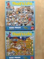 2 That's Life Puzzels - 1000 stukjes, Ophalen of Verzenden, 500 t/m 1500 stukjes, Zo goed als nieuw, Legpuzzel