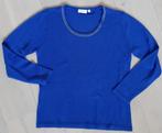 Kobaltblauwe fijngebreide  trui met ronde hals Canda maat M, Kleding | Dames, Maat 38/40 (M), Blauw, Nieuw, Ophalen of Verzenden