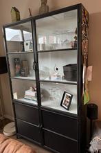 Metalen Vitrinekast met Glas - 121x40x200cm, Huis en Inrichting, Kasten | Buffetkasten, Ophalen, 100 tot 150 cm, 150 tot 200 cm