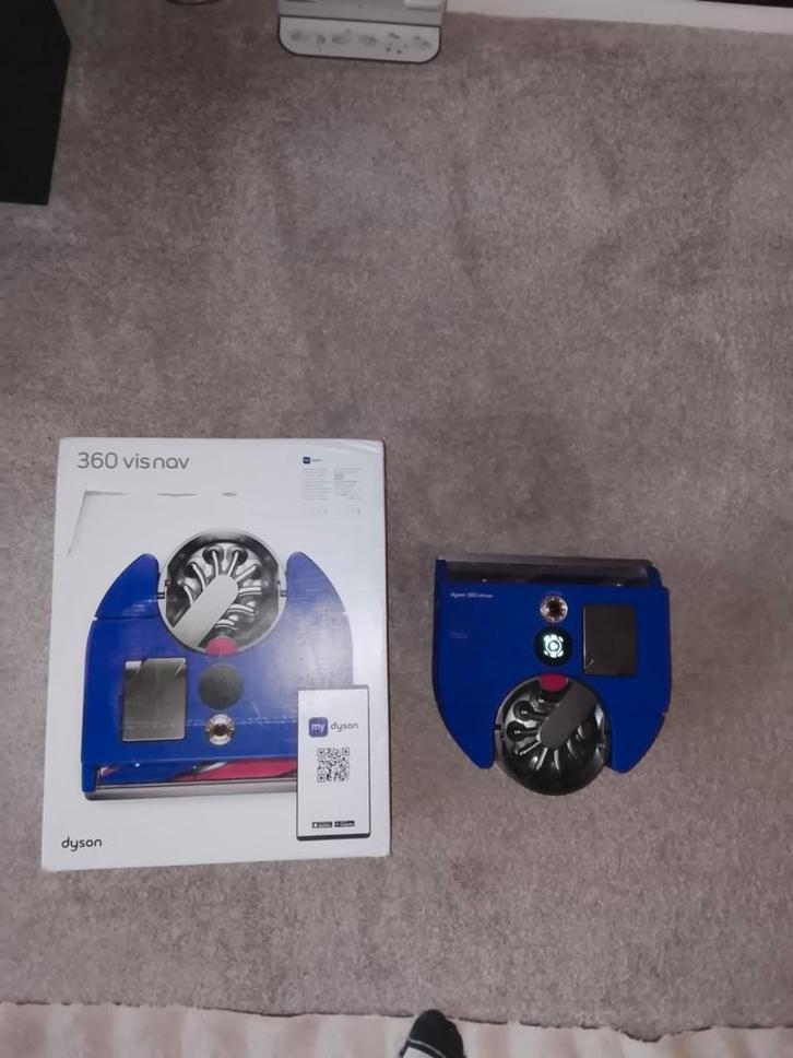 Dyson 360 Vis Nav Robotstofzuiger - Zo goed als nieuw, Witgoed en Apparatuur, Stofzuigers, Zo goed als nieuw, Robotstofzuiger