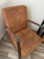 Cognac fauteuil, Huis en Inrichting, Fauteuils, Ophalen, Landelijk tot trendy, 75 tot 100 cm, Zo goed als nieuw