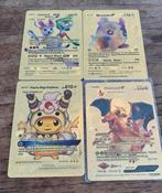 Gouden golden pokemon kaarten cards., Ophalen of Verzenden, Zo goed als nieuw, Meerdere kaarten