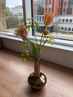 Kunstbloemen met vaas - Robert Exoo, Huis en Inrichting, Woonaccessoires | Vazen, Ophalen, Kunststof, Overige kleuren, Zo goed als nieuw