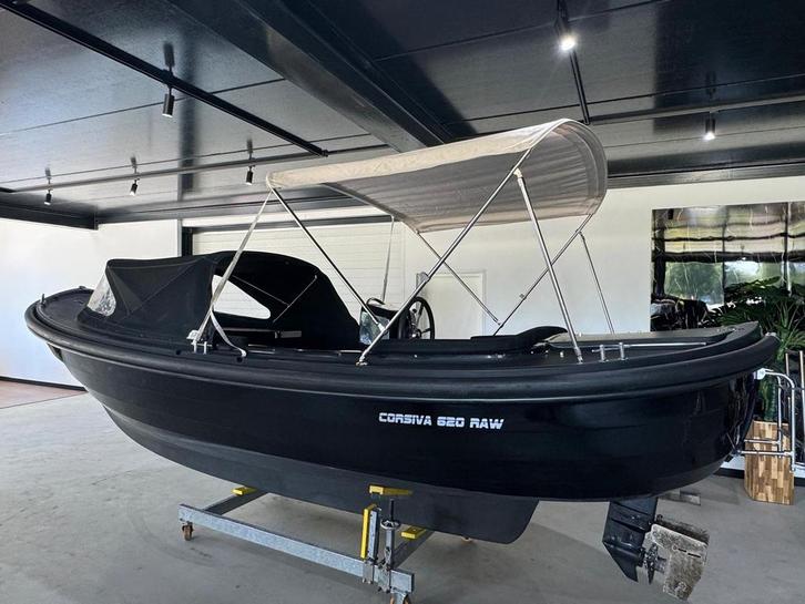 Corsiva 620 RAW ( SCHERP GEPRIJSD - GRATIS STALLING ), Watersport en Boten, Sloepen, Nieuw, 50 tot 70 pk, 3 tot 6 meter, Buitenboordmotor