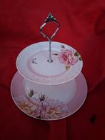 Etagère met bloemmotief, Ophalen of Verzenden, Zo goed als nieuw