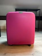 Roze koffer groot, Ophalen, Zo goed als nieuw, Hard kunststof, 70 cm of meer