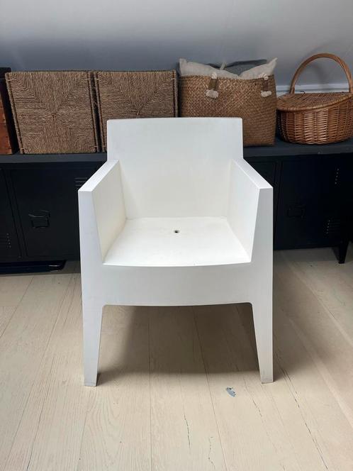 Driade Toy Stoel - Philippe Starck Design, Huis en Inrichting, Stoelen, Gebruikt, Eén, Kunststof, Wit, Ophalen
