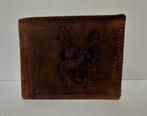 Duitse Herder hond portemonee van leer bruin portefeuille, Sieraden, Tassen en Uiterlijk, Portemonnees, Info@deconoord.nl, Bruin
