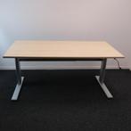 Slinger Zit-Zit Bureau Actiforce 160x80 cm H60-96 Ahorn BR33, Ophalen of Verzenden, In hoogte verstelbaar, Gebruikt, Bureau