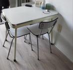 Gaaf vintage Brabantia eetkamer set 3 stoelen plus tafel, Huis en Inrichting, Tafels | Eettafels, Gebruikt, Ophalen of Verzenden