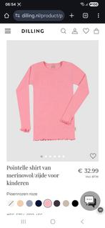 Dilling shirts longsleeve meisje 134/140 3x, Meisje, Ophalen of Verzenden, Zo goed als nieuw, Shirt of Longsleeve