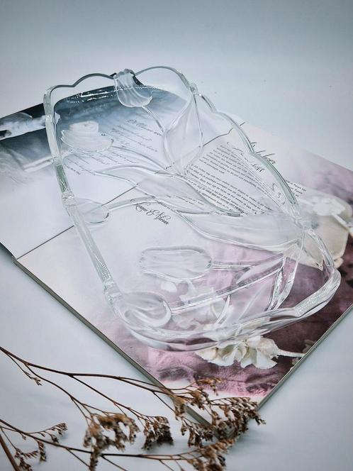 Walther Glas Fruitschaal Tulpen, Huis en Inrichting, Woonaccessoires | Schalen en Manden, Zo goed als nieuw, Schaal, Overige vormen