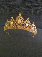 mooi kroon tiara goudkleur, Kleding | Dames, Trouwkleding en Trouwaccessoires, Nieuw, Ophalen of Verzenden, Accessoires, Overige kleuren