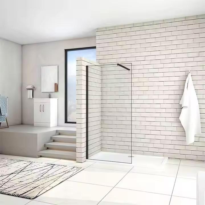 10mm gehard! GOEDKOOPSTE Inloopdouche - glazen douchewand -, Huis en Inrichting, Badkamer | Complete badkamers, Nieuw, Ophalen of Verzenden