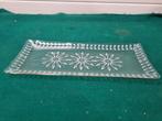 -	Cake schaal vintage van glas, Ophalen of Verzenden
