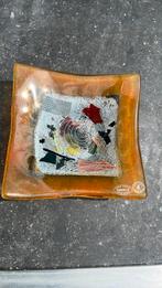 Glazen schaal, Anactacia fused glass., Antiek en Kunst, Kunst | Designobjecten, Ophalen of Verzenden
