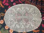 Handgemaakt gehaakt kleedje 49x38cm, Ophalen of Verzenden, Zo goed als nieuw, Ovaal, Binnen