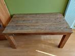 Anteak (Gerecycled) Teakhouten Eetkamertafel (160 x 90 cm), Ophalen, Gebruikt, Teakhout, 50 tot 100 cm