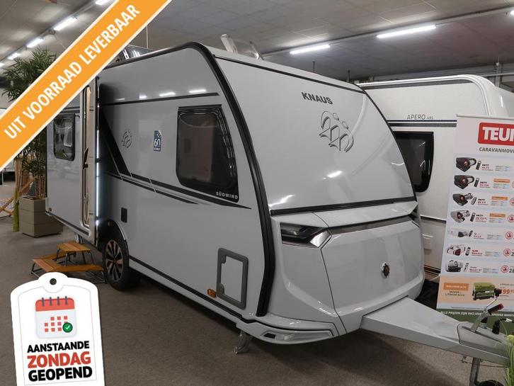 Knaus Sudwind 60 Years 450 FU, Caravans en Kamperen, Caravans, tot en met 4, 1000 - 1250 kg, Rondzit, Knaus, Frans bed, Overige typen