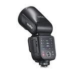 Godox V100 Nikon flitser (inclusief BTW), Ophalen of Verzenden, Zo goed als nieuw, Overige merken, Kantelbaar