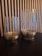 Windlicht/kandelaar groot + klein, Ophalen of Verzenden, Zo goed als nieuw