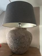 Mooie grijze lamp met unieke voet, Huis en Inrichting, Lampen | Lampenkappen, Ophalen, Gebruikt, 50 cm of meer, Grijs