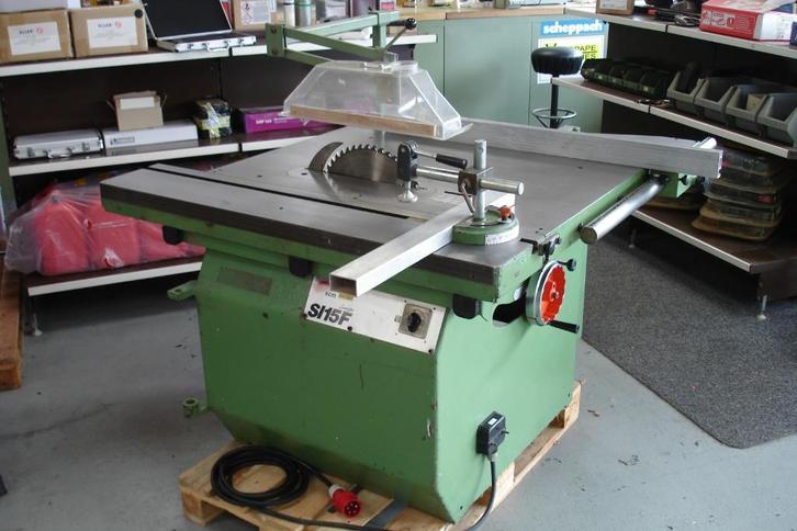 SCM Tafelcirkelzaag / Schulpzaag, Doe-het-zelf en Verbouw, Gereedschap | Zaagmachines, Gebruikt, Cirkelzaag, 1200 watt of meer