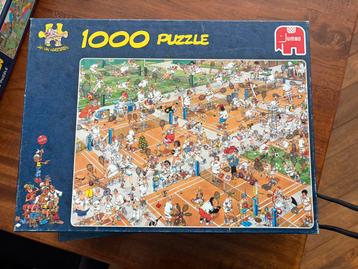 Jan van Haasteren - tennis velden 1000 stukjes beschikbaar voor biedingen