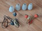 2 Stuks lampen 50er / 60er jaren, Ophalen of Verzenden