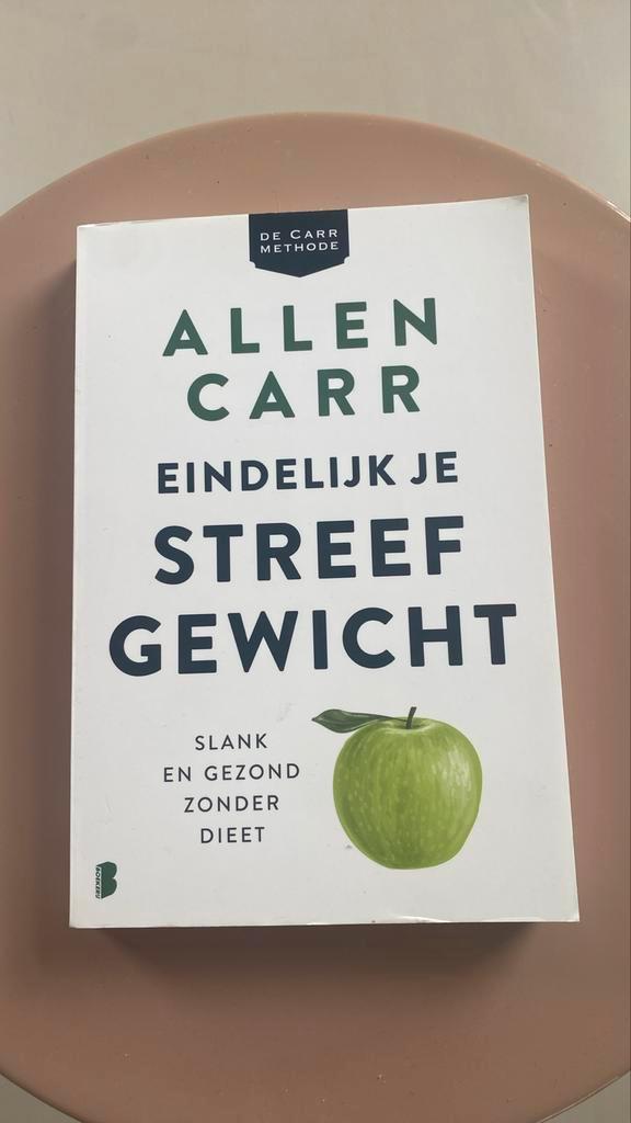 Allen Carr - Eindelijk je streefgewicht, Boeken, Psychologie, Zo goed als nieuw, Ontwikkelingspsychologie, Ophalen of Verzenden