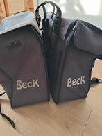 Beck dubbele fietstassen grijs, Ophalen, Zo goed als nieuw, Beck