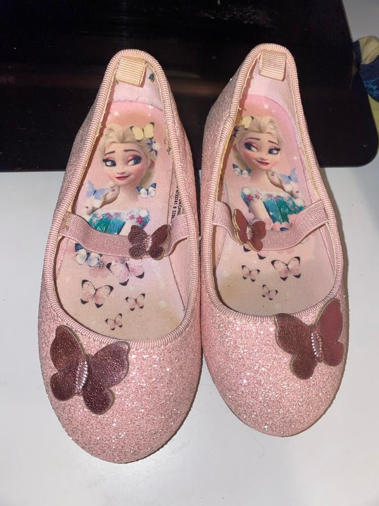 Elsa Glitter Schoentjes - Maat 27, Ophalen, Zo goed als nieuw, Meisje, Schoenen
