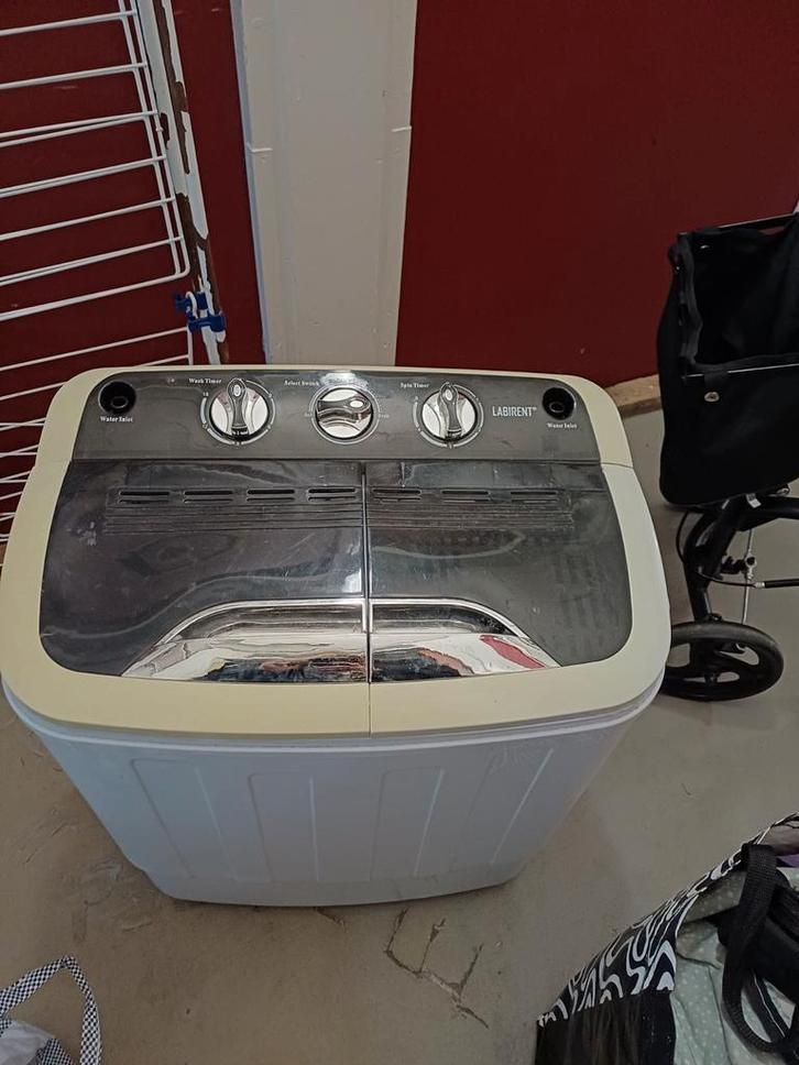 Compacte Camping Wasmachine - Ideaal voor Onderweg!, Witgoed en Apparatuur, Wasmachines, Gebruikt, Bovenlader, Minder dan 4 kg