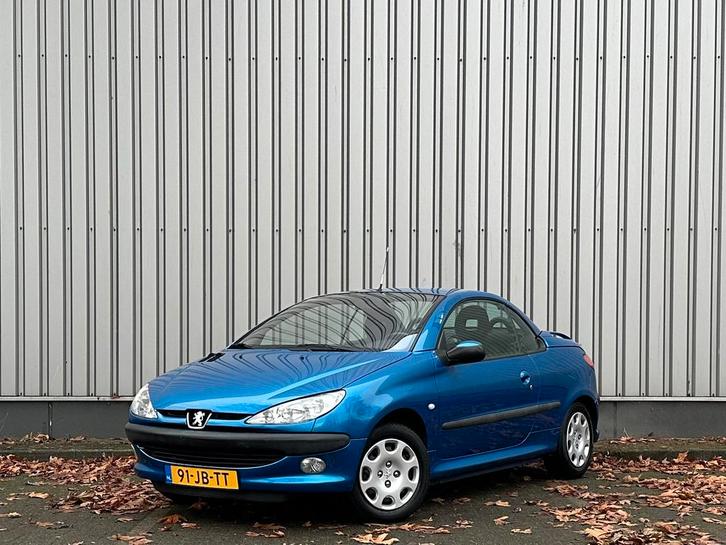 Peugeot 206 1.6 Cabrio | NL auto | APK | Elektrisch pakket |, Auto's, Peugeot, Bedrijf, ABS, Airbags, Alarm, Boordcomputer, Centrale vergrendeling