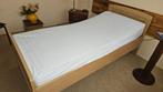 Bed electrisch bedienbaar, Ophalen, 90 cm, Eenpersoons, Beige