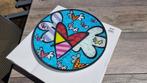 Collectable > Britto Plate / Bord / Serveerschaal glas 30cm, Overige typen, Nieuw, Ophalen of Verzenden, Glas