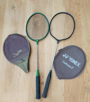 2 Badmintonrackets. beschikbaar voor biedingen