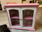 Roze kast, vintage look, Huis en Inrichting, Kasten | Vitrinekasten, Ophalen, 50 tot 100 cm, Zo goed als nieuw, Minder dan 100 cm